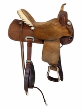 15 Inch Used Billy Cook Barrel Saddle Wide Tree 1524