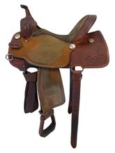 15 Inch Used Billy Cook Barrel Saddle Wide Tree 1550