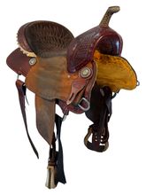 15 Inch Used Billy Cook Barrel Saddle Wide Tree