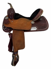 15 Inch Used Billy Cook Barrel Saddle Wide Tree