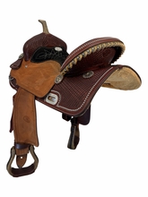 15 Inch Used Billy Cook Barrel Saddle Wide Tree