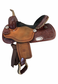 15 Inch Used Billy Cook BW Barrel Saddle 1930