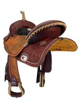 15 Inch Used Billy Cook BW Barrel Saddle 1930