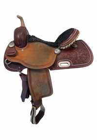15 Inch Used Billy Cook BW Barrel Saddle 1930