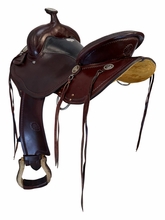 15 Inch Used Billy Cook Low Profile BW Trail Saddle Wide Tree 1990