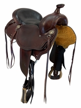 15 Inch Used Billy Cook Low Profile BW Trail Saddle Wide Tree 1990
