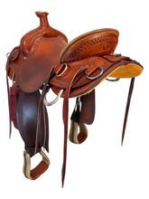 15 Inch Used Billy Cook Mule Ranch Saddle