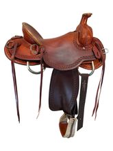 15 Inch Used Billy Cook Mule Ranch Saddle