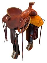 15 Inch Used Billy Cook Mule Ranch Saddle