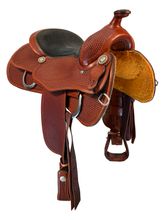 SOLD 2025/09/07 15 Inch Used Billy Cook Reining Saddle