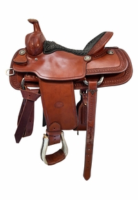15 Inch Used Billy Cook Roping Saddle