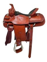 15 Inch Used Billy Cook Roping Saddle