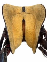 15 Inch Used Billy Cook Sulphur All Round Saddle Wide Tree 8944