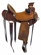 15 Inch Used Billy Cook Wade Ranch Saddle Wide Tree 2197
