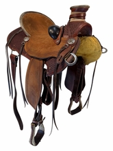 15 Inch Used Billy Cook Wade Ranch Saddle Wide Tree 2197