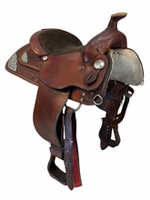 15 Inch Used Billy Royal Show Saddle Wide Tree 3449