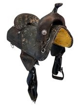 SOLD 2025/11/20   15 Inch Used Bob Marshall Treeless Barrel Saddle 12140