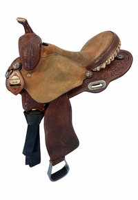 15 Inch Used Cactus Saddlery Charmayne James Barrel Saddle Wide Tree
