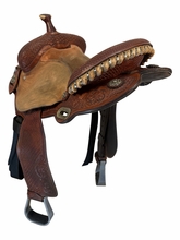 15 Inch Used Cactus Saddlery Charmayne James Barrel Saddle Wide Tree