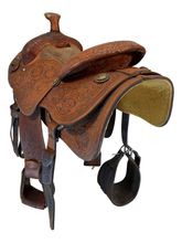 15 Inch Used Cactus Saddlery Ranch Saddle Medium Tree