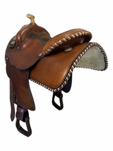 15 Inch Used Charles Crowley Trail Saddle Medium Tree