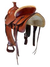SOLD 2025/10/23   15 Inch Used Circle A Tipton Stockman Ranch Saddle 746