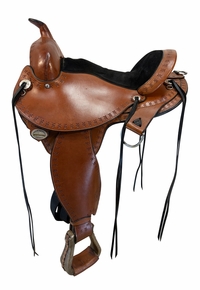 15 Inch Used Circle Y Alabama Gaiter Trail Saddle Wide Flex Tree 1581