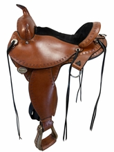 15 Inch Used Circle Y Alabama Gaiter Trail Saddle Wide Flex Tree 1581