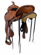 15 Inch Used Circle Y Alabama Gaiter Trail Saddle Wide Flex Tree 1581