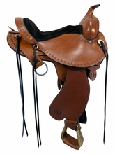 15 Inch Used Circle Y Alabama Gaiter Trail Saddle Wide Flex Tree 1581