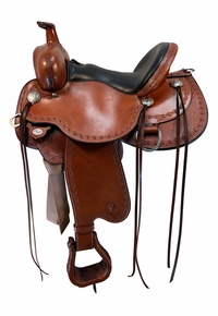 15 Inch Used Circle Y Alpine Trail Saddle 2377