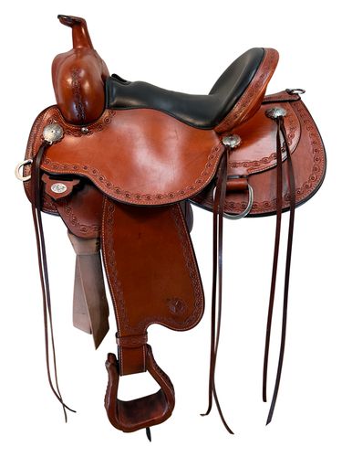 SOLD 2025/11/19 15 Inch Used Circle Y Alpine Trail Saddle 2377