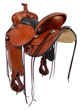 SOLD 2025/11/19 15 Inch Used Circle Y Alpine Trail Saddle 2377