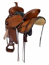 15 Inch Used Circle Y Alpine Trail Saddle Medium Flex Tree 2377