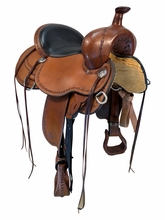 15 Inch Used Circle Y Alpine Trail Saddle Medium Flex Tree 2377