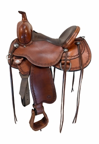 15 Inch Used Circle Y Alpine Trail Saddle Medium Flex2 Tree 2377