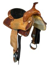 15 Inch Used Circle Y Barrel Saddle 1041