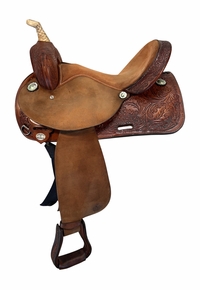 15 Inch Used Circle Y Barrel Saddle 3649