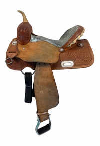 15 Inch Used Circle Y Barrel Saddle Medium Tree