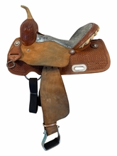 15 Inch Used Circle Y Barrel Saddle Medium Tree