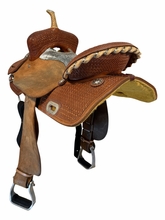 15 Inch Used Circle Y Barrel Saddle Medium Tree