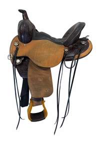 15 Inch Used Circle Y Creedmore Trail Saddle Medium Flex Tree 2384