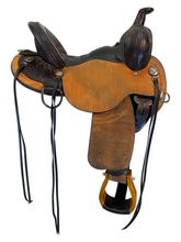 15 Inch Used Circle Y Creedmore Trail Saddle Medium Flex Tree 2384