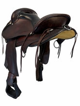 15 Inch Used Circle Y Expedition Trail Saddle Medium Flex2 Tree 1575