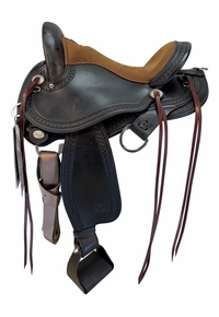 15 Inch Used Circle Y Grey Forest Endurance Saddle Wide Flex2 Tree 1689