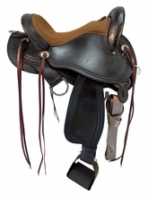 SOLD 2026/09/07j  15 Inch Used Circle Y Grey Forest Endurance Saddle Wide Flex2 Tree 1689