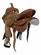 15 Inch Used Circle Y High Horse Barrel Saddle Medium Tree 6210