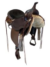15 Inch Used Circle Y High Horse Daisetta Cordura Trail Saddle Extra Wide 6914