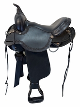 15 Inch Used Circle Y High Horse Daisetta Cordura Trail Saddle Medium Tree 6914