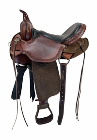 15 Inch Used Circle Y High Horse Daisetta Cordura Trail Saddle Wide Tree 6914